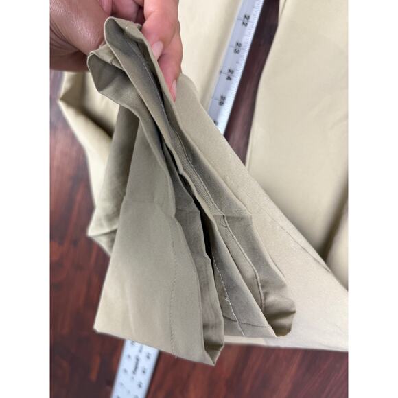 Adidas Adi Advantage Golf Activewear Lightweight Tapered Pants Tan Men 36x32 EUC - Picture 6 of 11